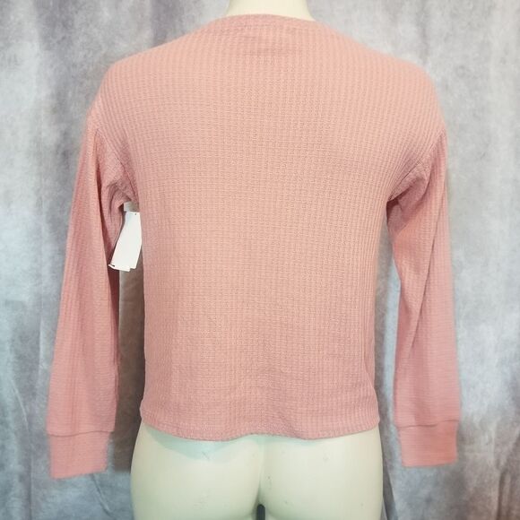 Walking on Sunshine Pink Knot Blouse Size Large - Picture 4 of 6